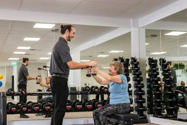 Clinician supporting older client